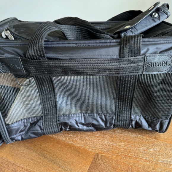 Black Sherpa Original Deluxe Airline-Approved Dog & Cat Carrier Bag SZ M EUC - Picture 9 of 11